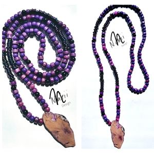 Handcrafted Purple Passion Unisex Necklace